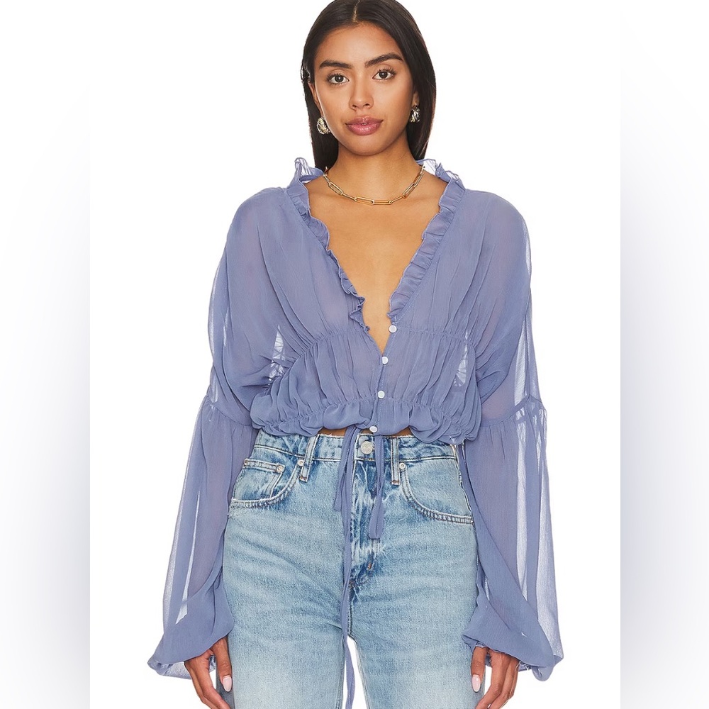 X Revolve Bali Top in Periwinkle SNDYS